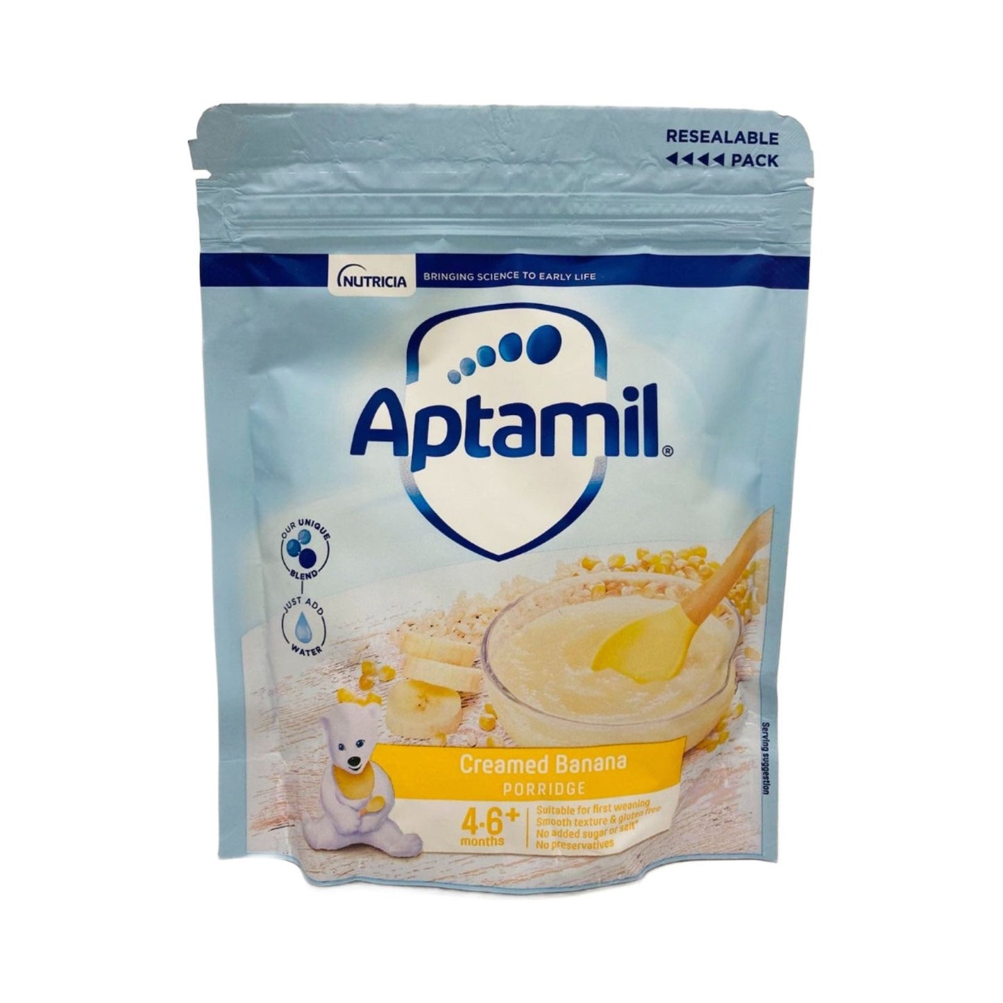 Aptamil Creamed Banana Porridge Baby Cereal (125g) - UK VERSION