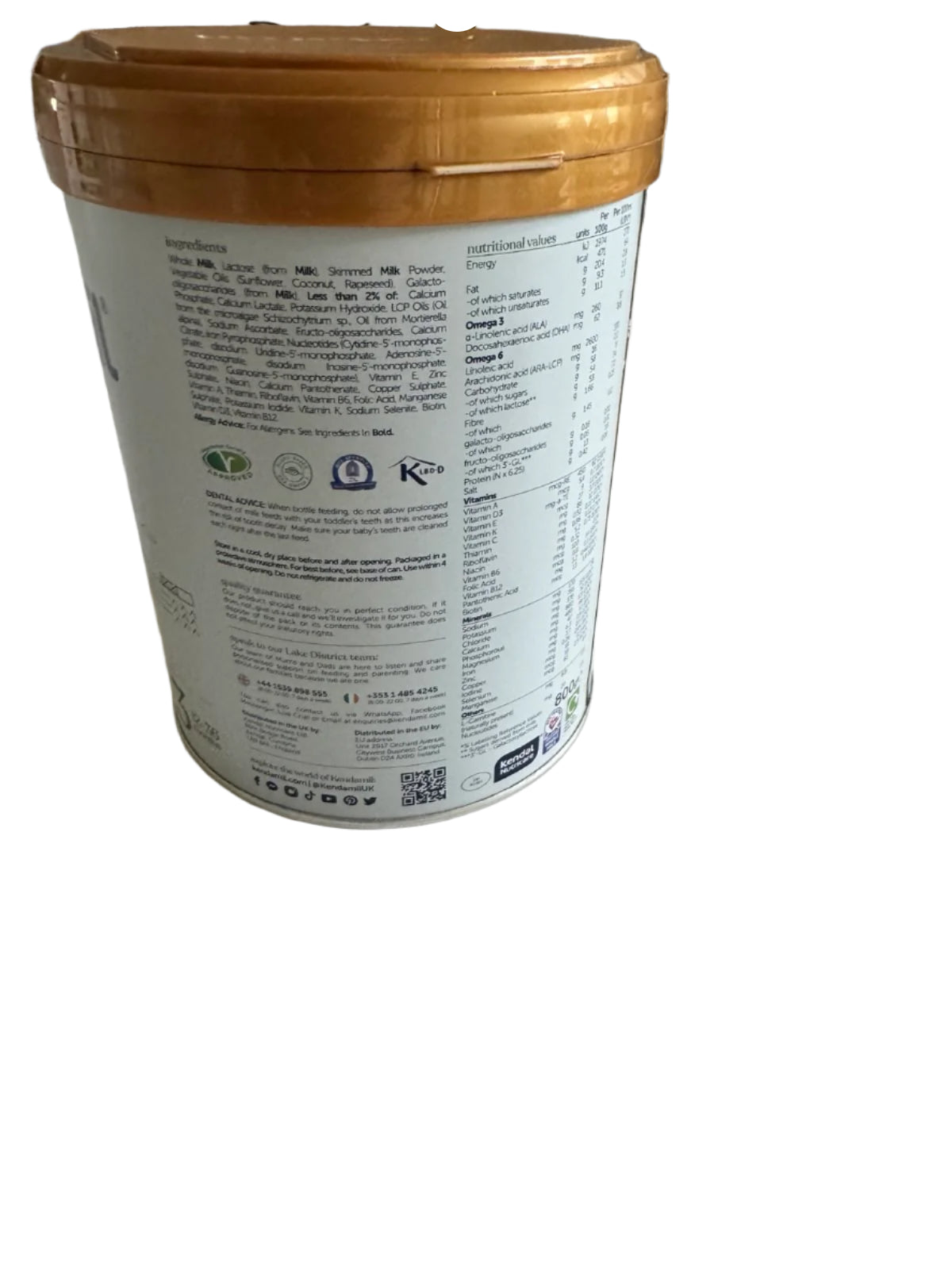Kendamil Classic Toddler Milk Powder (800g) UK VERSION