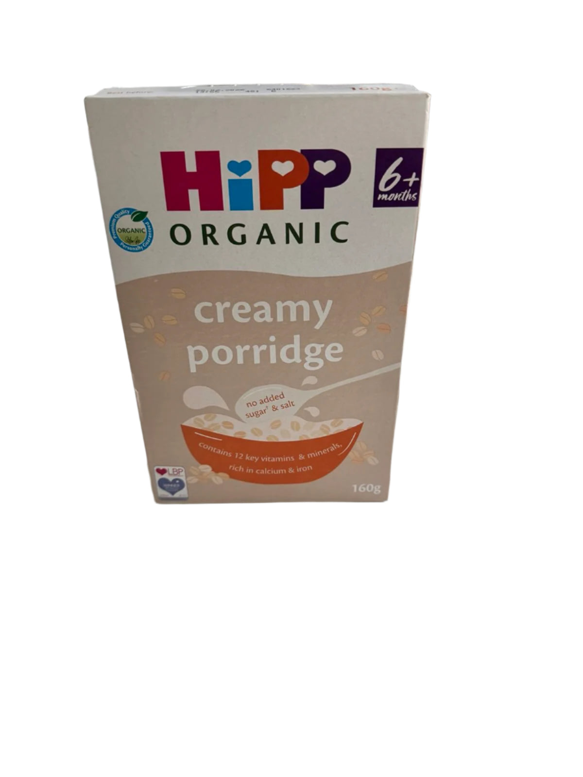 HiPP Organic Creamy Porridge Baby Cereal 6+ Months (160g)