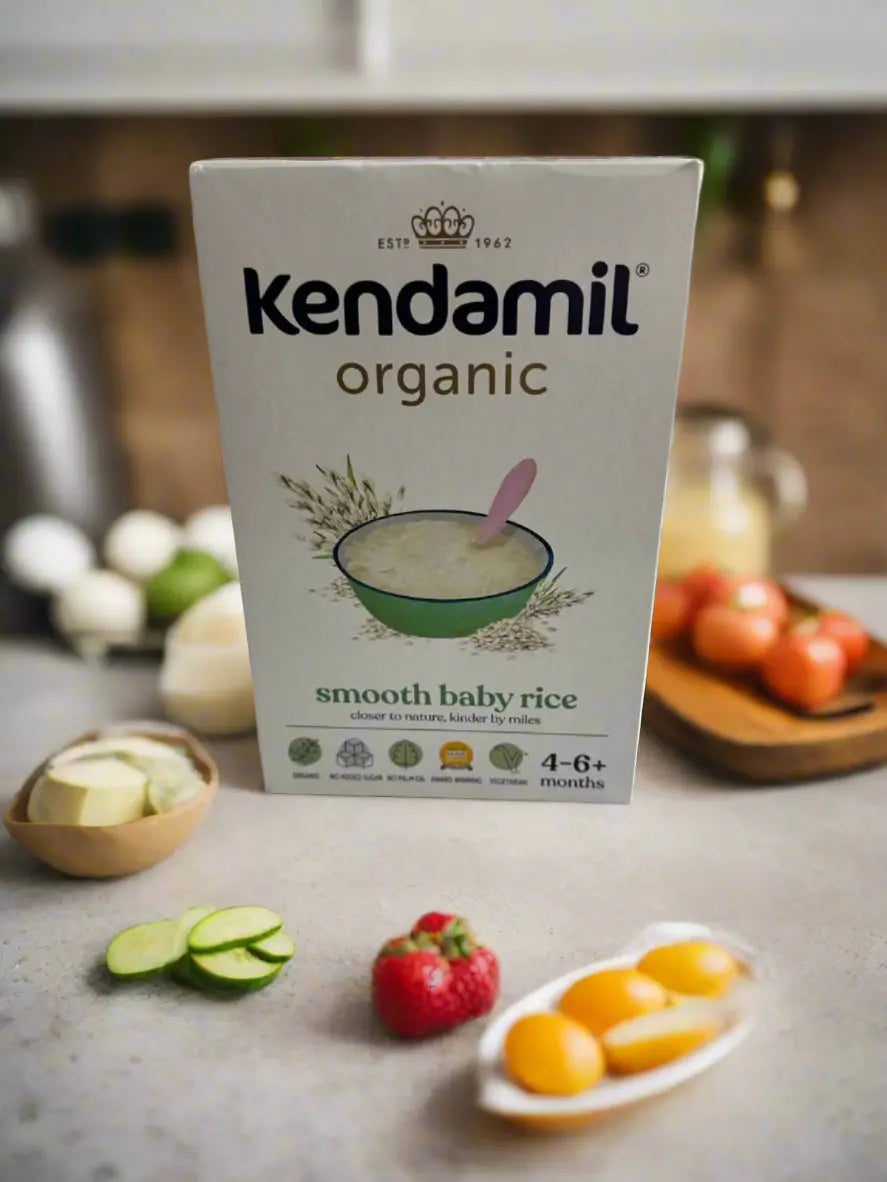 Kendamil Organic Smooth Baby Rice 4-6 Months 120G Kendamil
