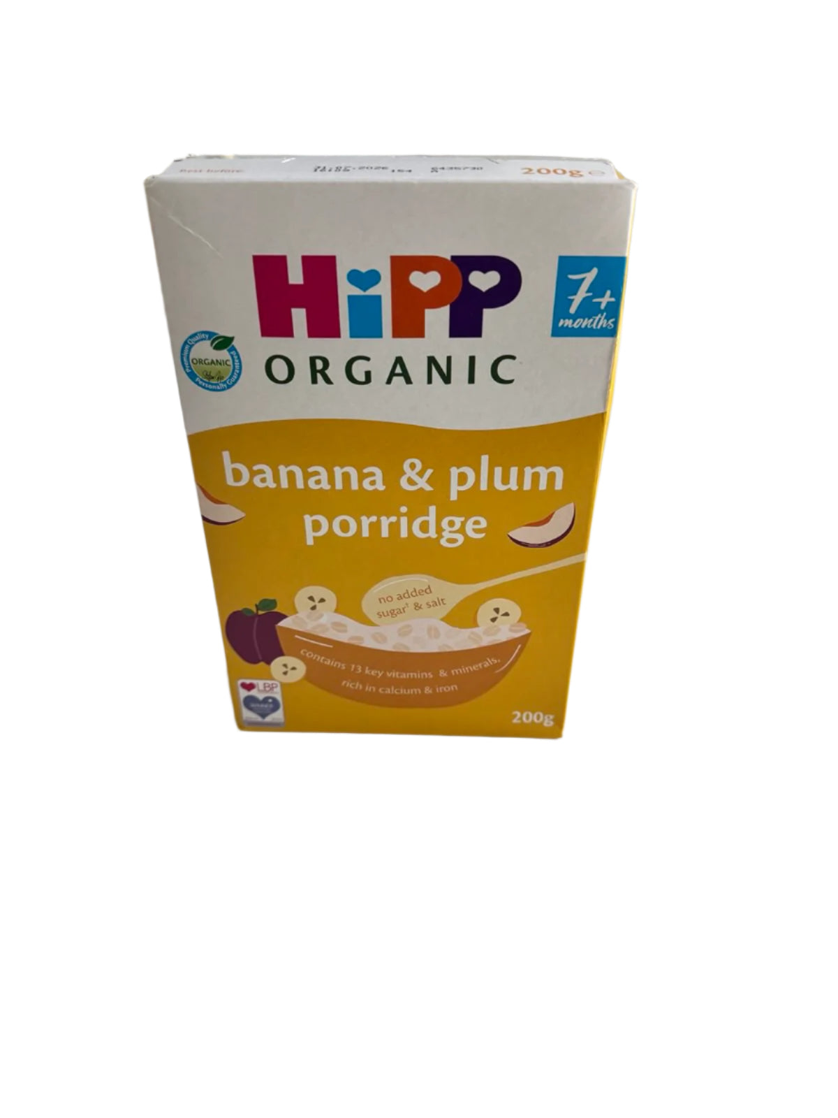 HiPP Organic Banana & Plum Porridge 7+ Months (200g)