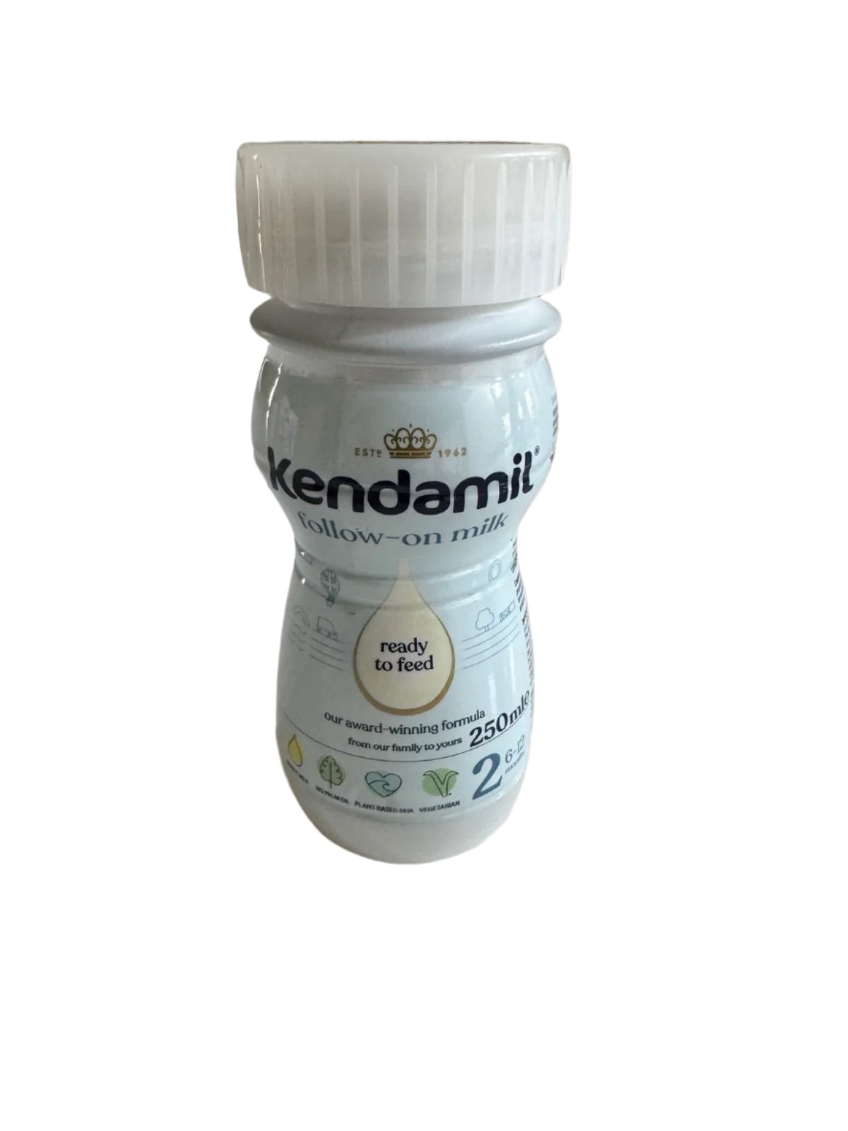 Kendamil Follow On Ready To Feed Milk 250ml Bottle for 6-12 months - Pack of 6 (250ml x 6)