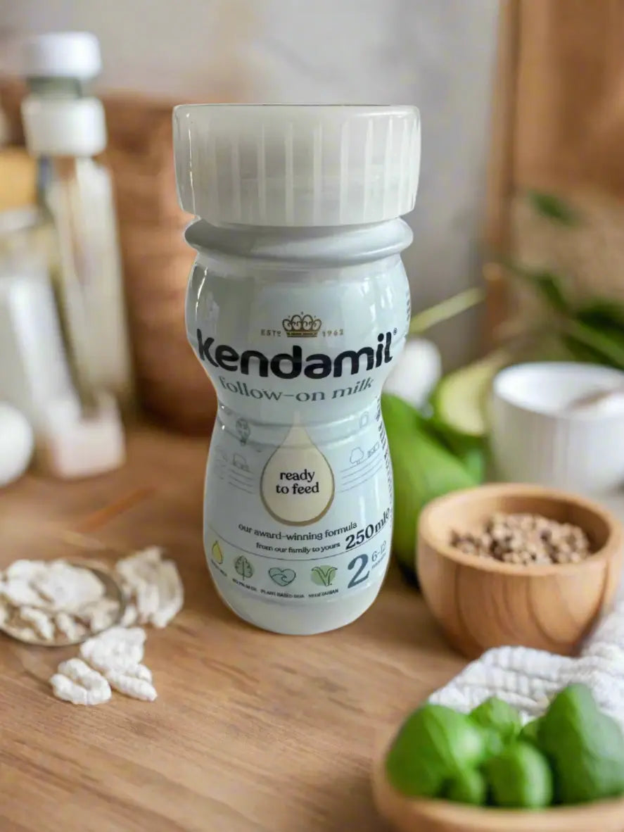 Kendamil Follow On Ready To Feed Milk 250ml Bottle for 6-12 months - Pack of 6 (250ml x 6) Kendamil