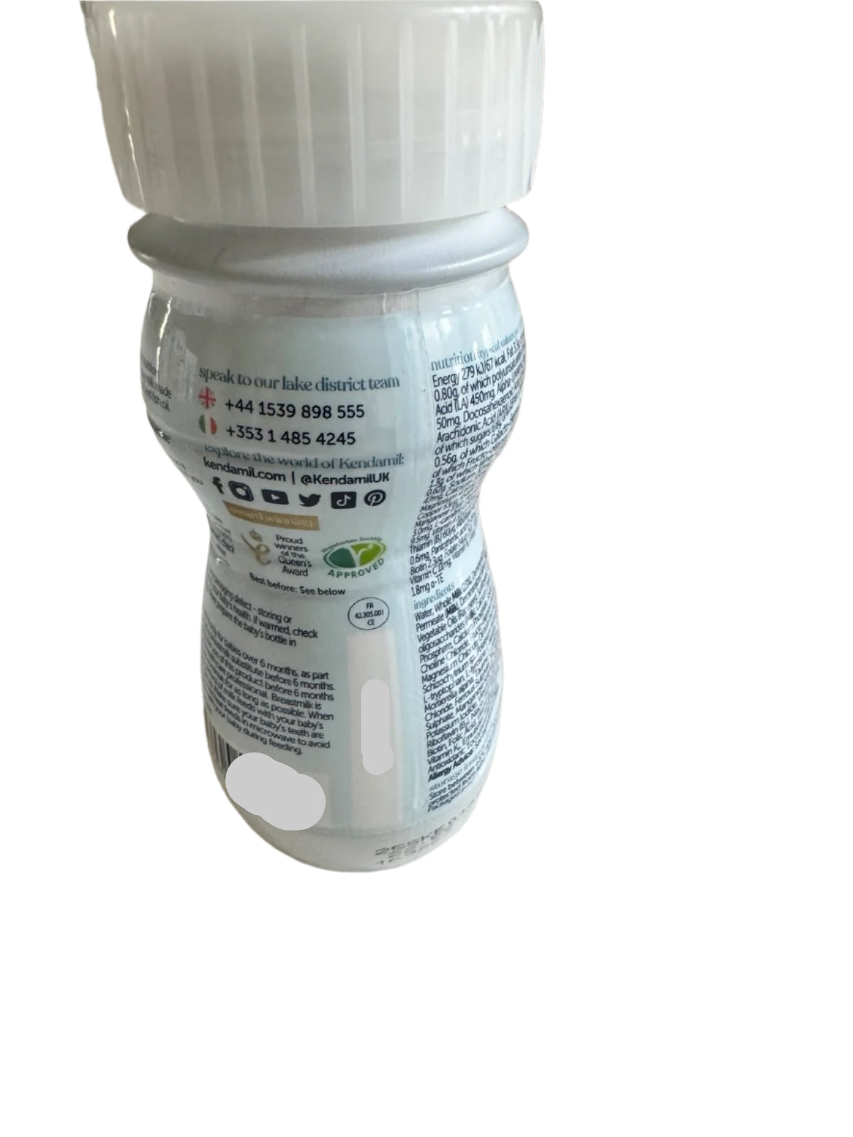 Kendamil Follow On Ready To Feed Milk 250ml Bottle for 6-12 months - Pack of 6 (250ml x 6)