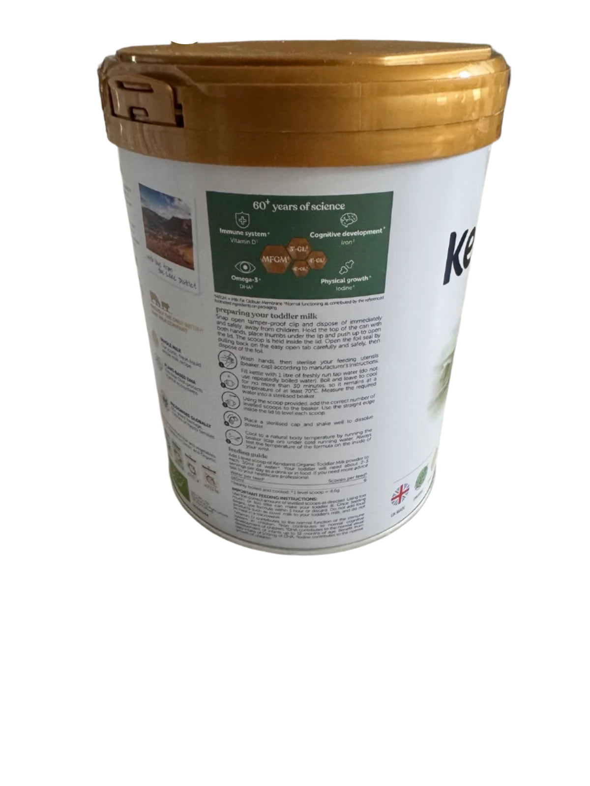 Kendamil Organic Toddler Milk Stage 3 (12-36 Months) 800g UK VERSION