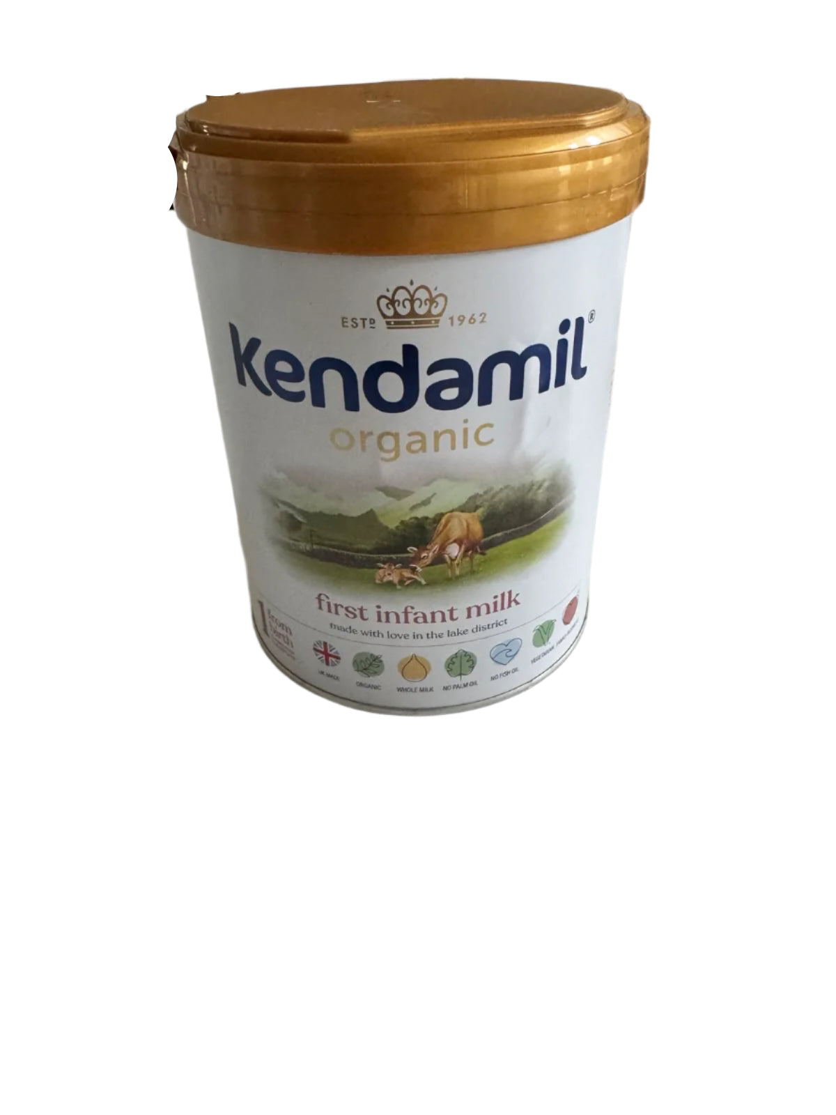 Kendamil Organic First Infant Milk Stage 1 from Birth to 6 Months (800g) UK VERSION