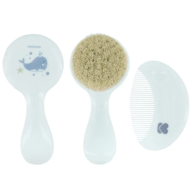 Kikka Boo Comb And Brush With Natural Bristles Savanna Blue Kikka Boo