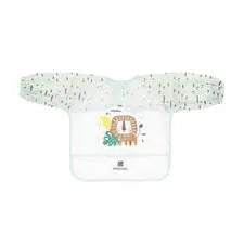 Kikka Boo Eva Long Sleeve Bib With Catcher Savanna Mint Kikka Boo