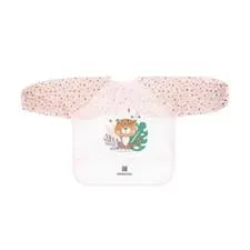 Kikka Boo Eva Long Sleeve Bib With Catcher Savanna Pink Kikka Boo