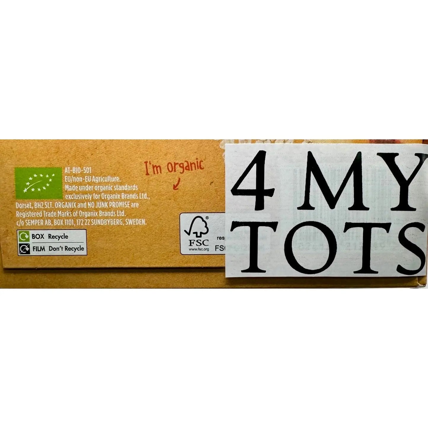 Organix Banana Peach & Apple Organic Baby Muesli, 10 months+ 200g Organix