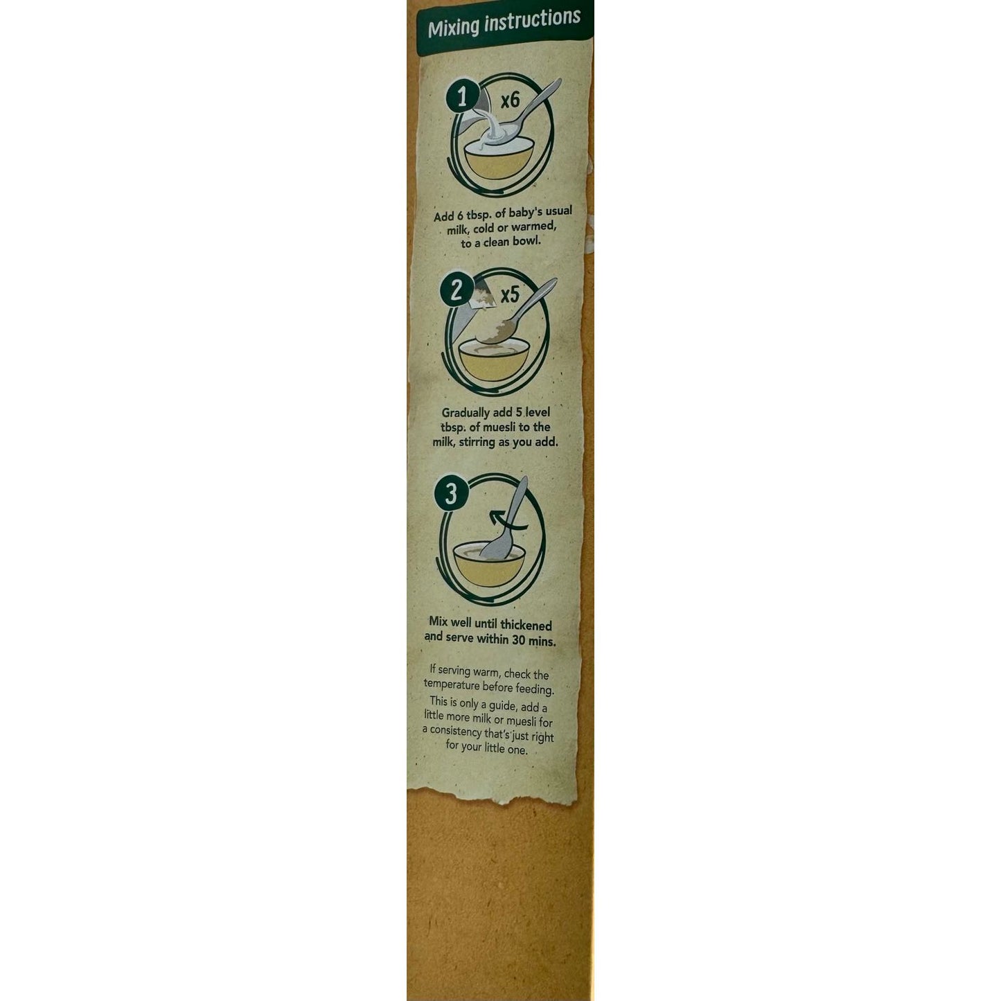 Organix Banana Peach & Apple Organic Baby Muesli, 10 months+ 200g