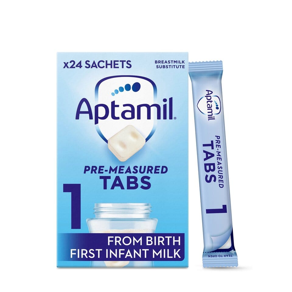 Aptamil 1 First Infant Milk Tabs From Birth 24 x 23g - UK VERSION