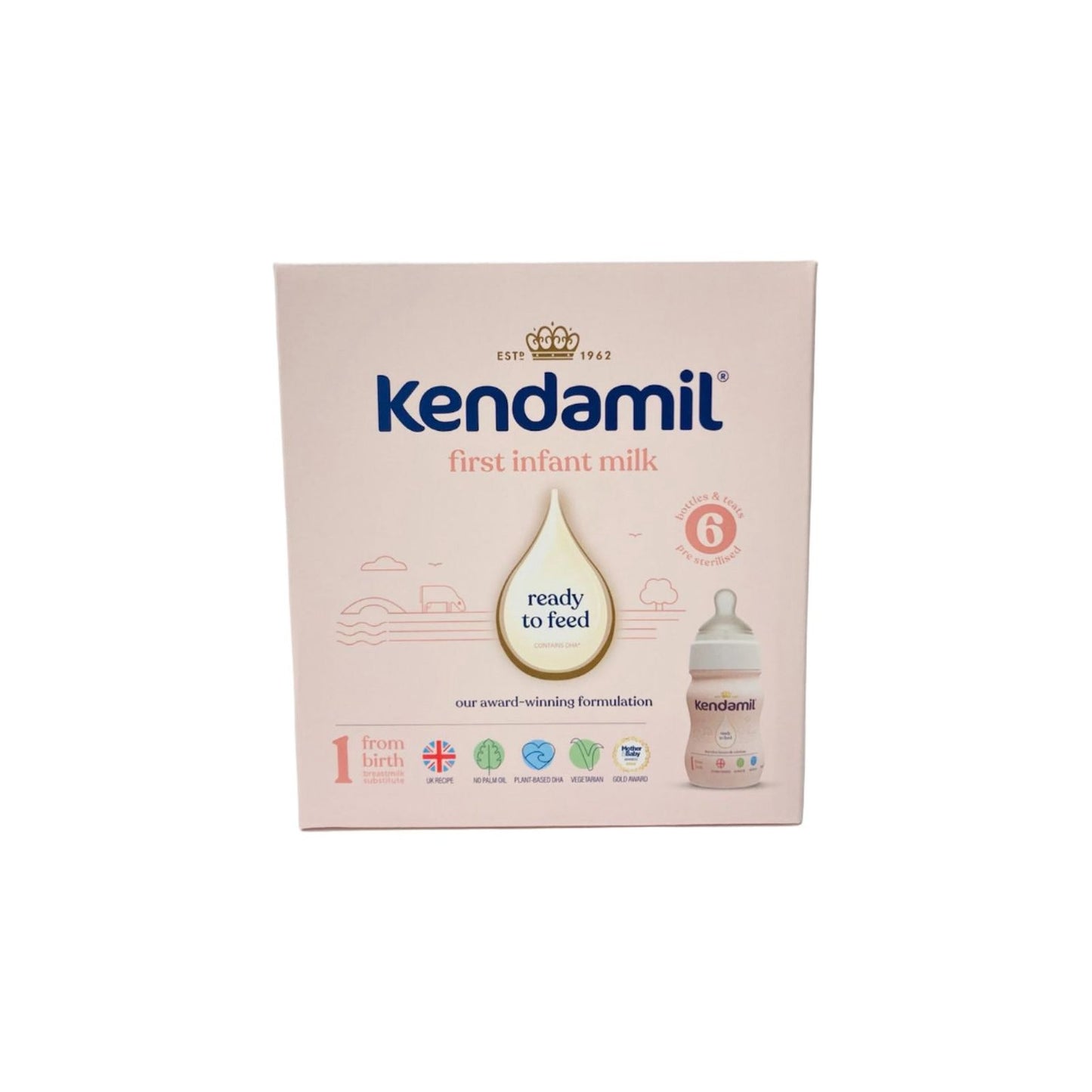 Kendamil Stage 1 First Infant Milk Starter Pack 6 x 70ml