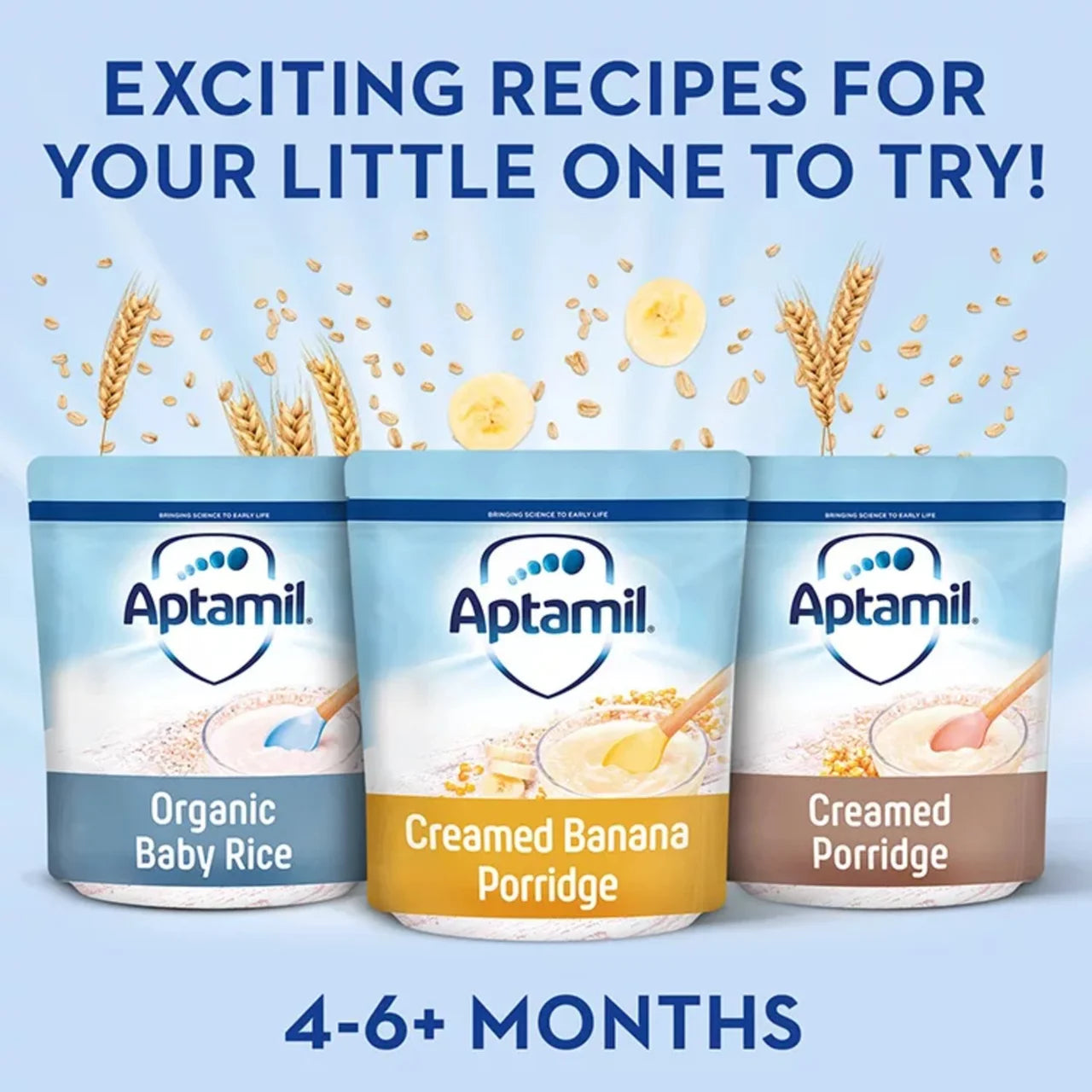 Aptamil Organic Baby Rice Cereal, 4 months+ Aptamil