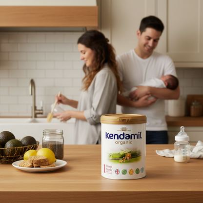 Kendamil Organic First Infant Milk (Stage 1, 800g) – Gentle Whole-Milk Formula from the UK