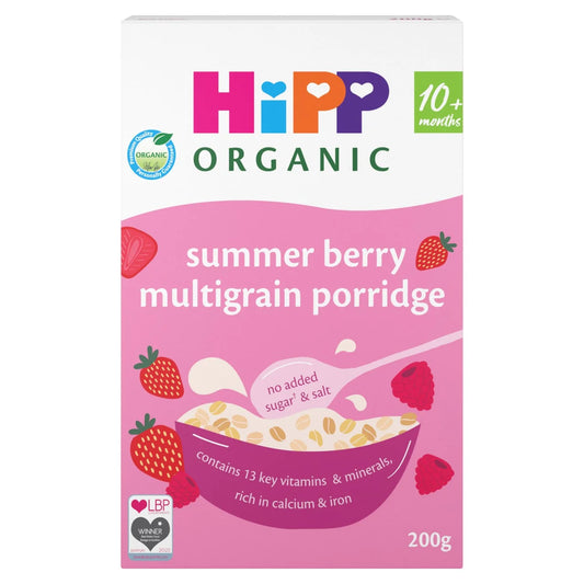 HiPP Organic Summer Berry Multigrain Porridge 10+ Months (200g)