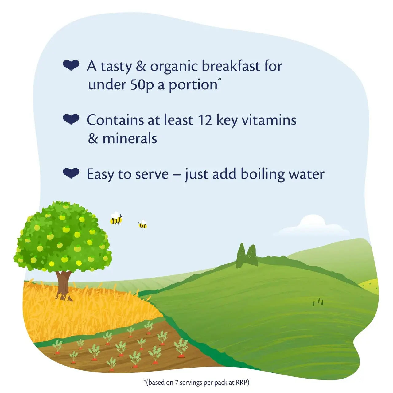 HiPP Organic Summer Berry Multigrain Porridge 10+ Months (200g) HiPP Organic