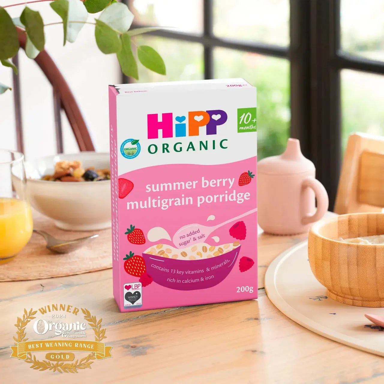 HiPP Organic Summer Berry Multigrain Porridge 10+ Months (200g) HiPP Organic