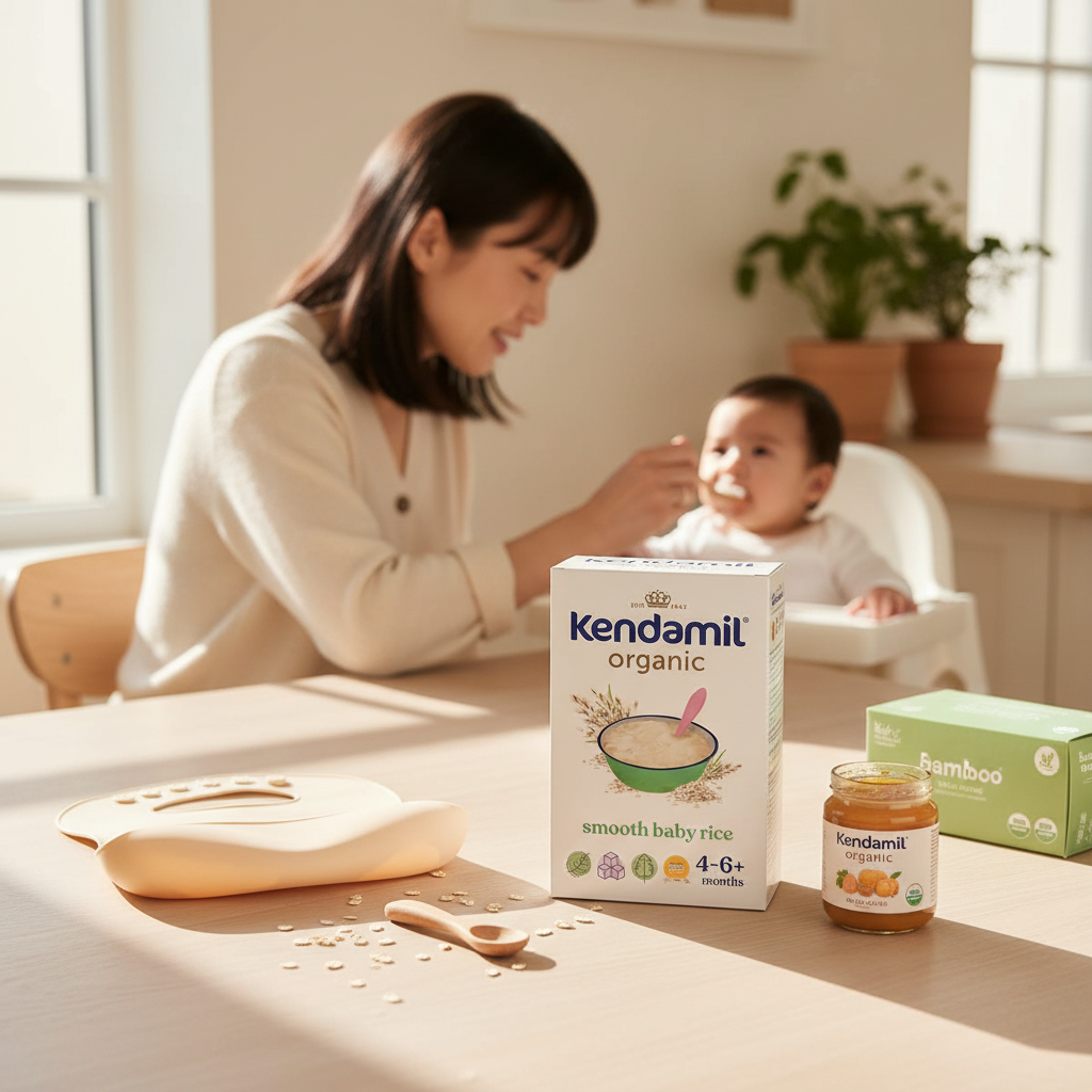 Kendamil Organic Smooth Baby Rice 4-6 Months 120g Kendamil