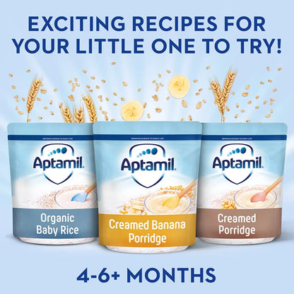 Aptamil Creamed Banana Porridge Baby Cereal (125g) - UK VERSION Aptamil