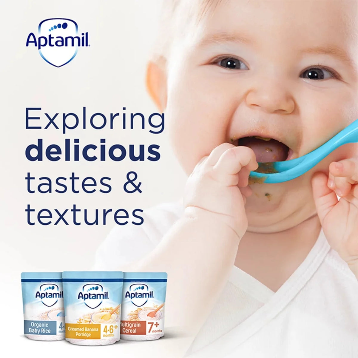 Aptamil Creamed Banana Porridge Baby Cereal (125g) - UK VERSION Aptamil