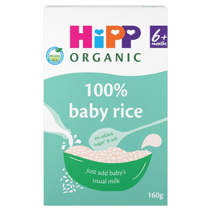 HiPP Organic 100% Baby Rice 6+ Months (160g)