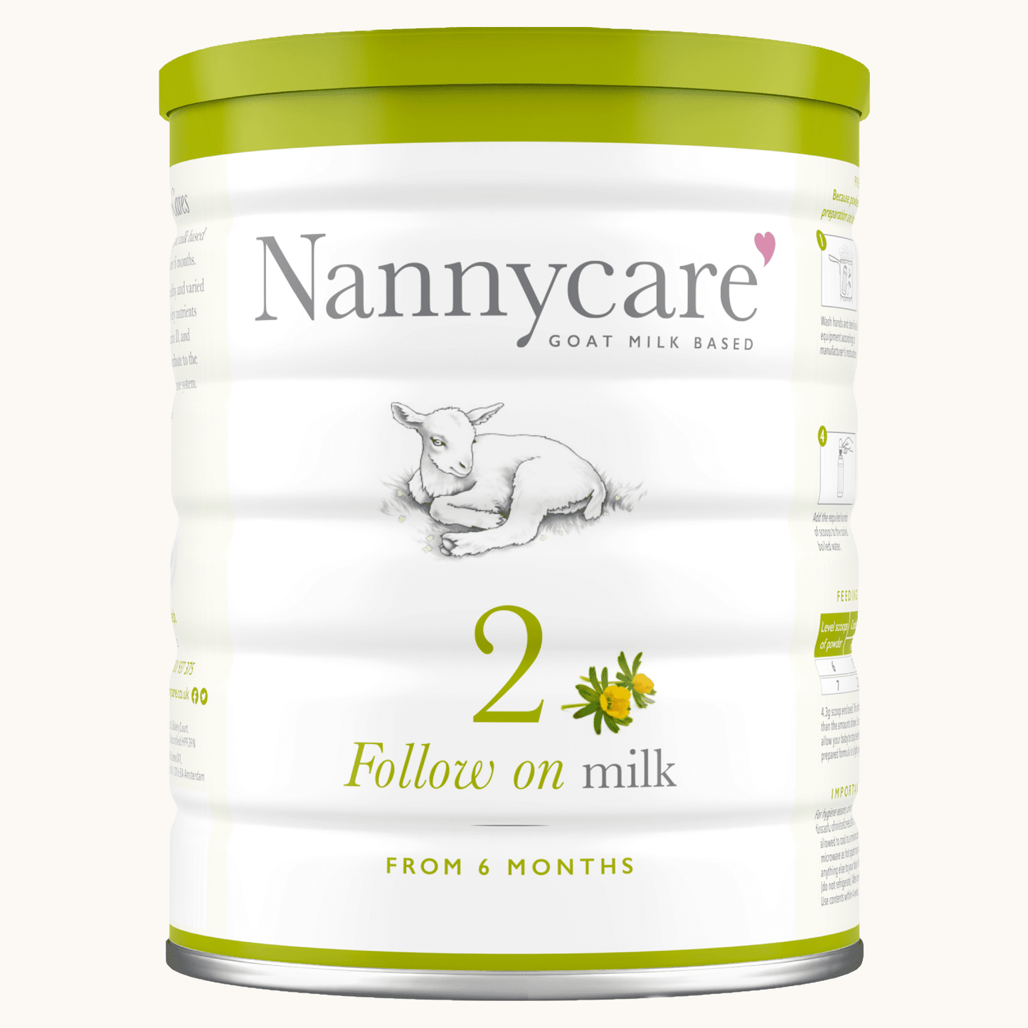 Nanny Care 2 Follow on Milk Goat Milk Based, 900g