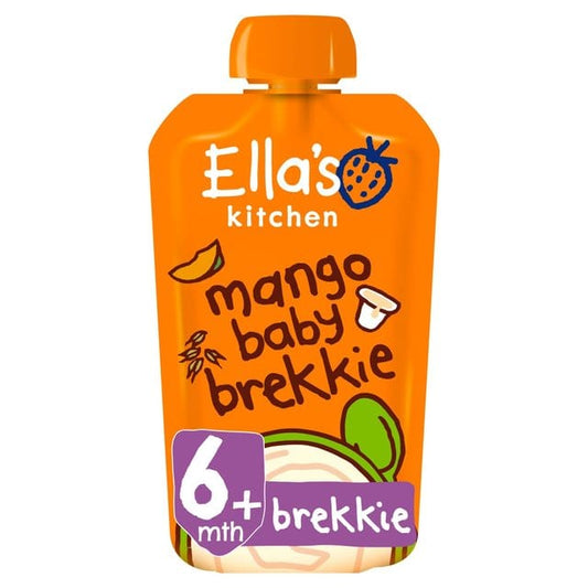 Ella's Kitchen Organic Mango Brekkie (100g) - Pack of 7 Pouches (100g x 7)