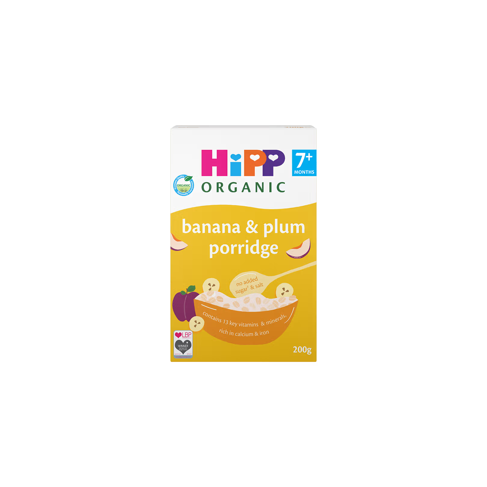 HiPP Organic Banana & Plum Porridge 7+ Months (200g) HiPP Organic