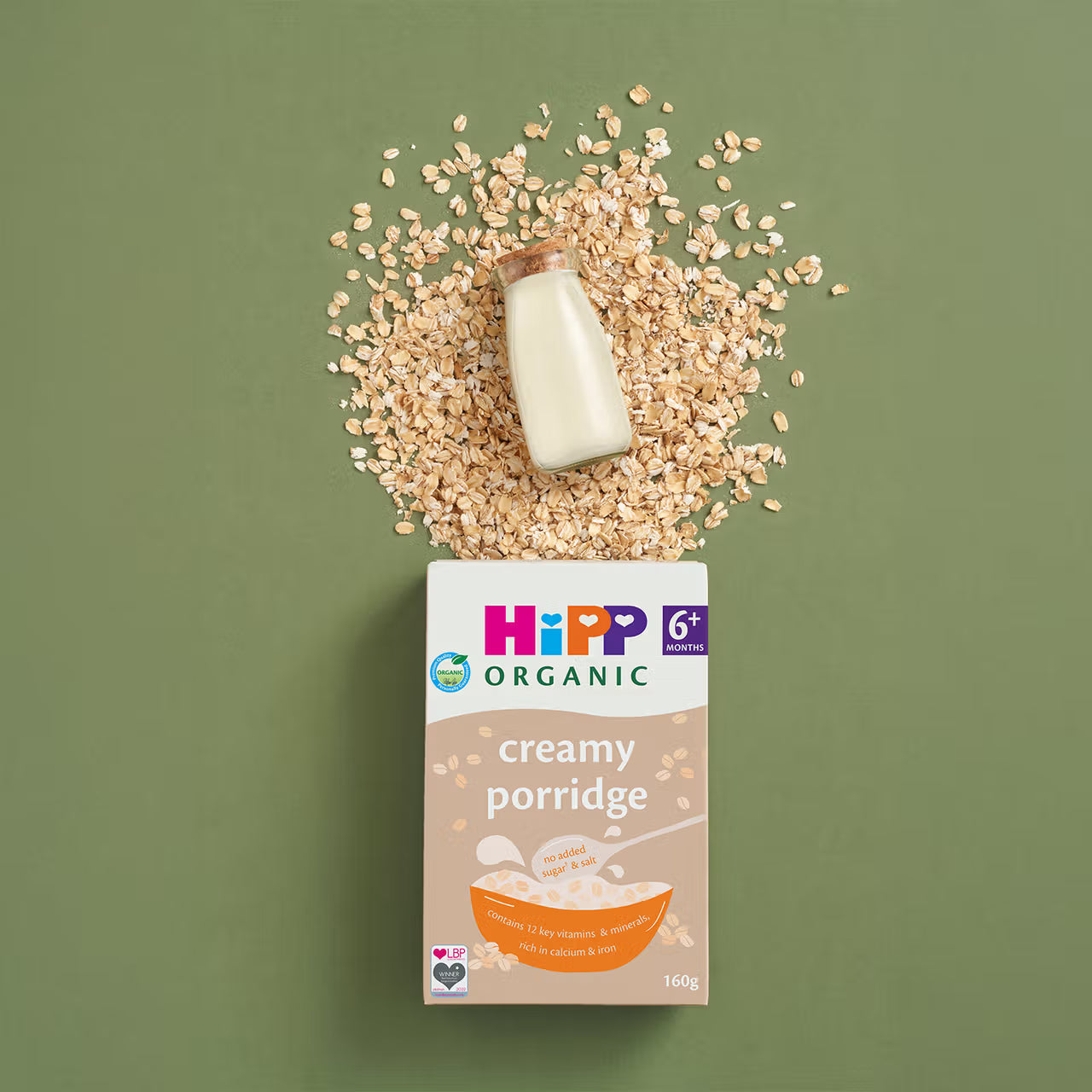HiPP Organic Creamy Porridge Baby Cereal 6+ Months (160g) HiPP Organic