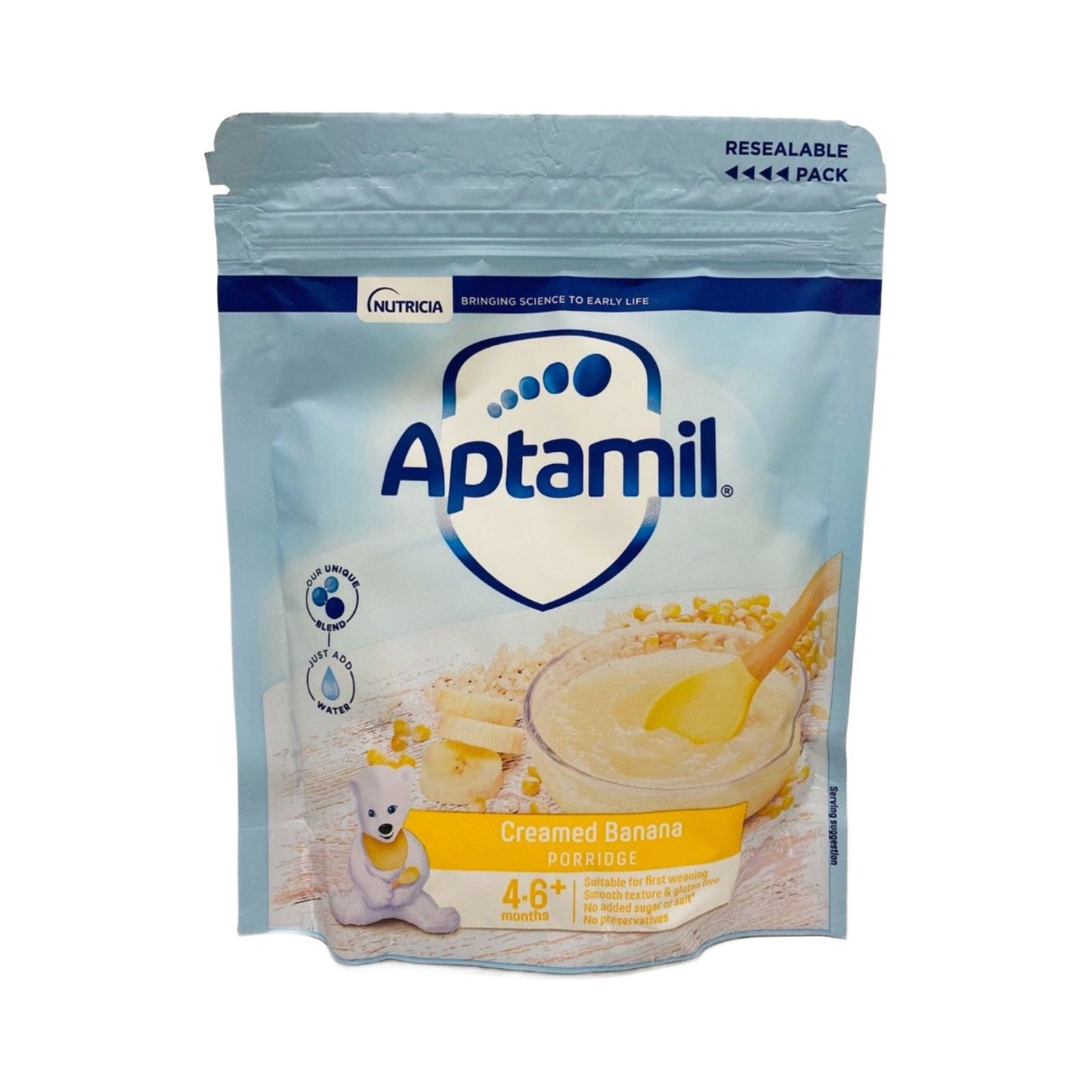 Aptamil Creamed Banana Porridge Baby Cereal (125g) - UK VERSION