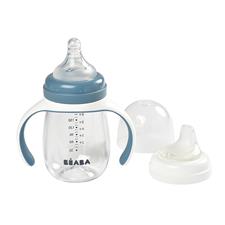 Béaba 2 In1 Learning Bottle Blue 210ml