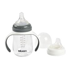 Béaba 2 In1 Learning Bottle Mineral Grey 210ml