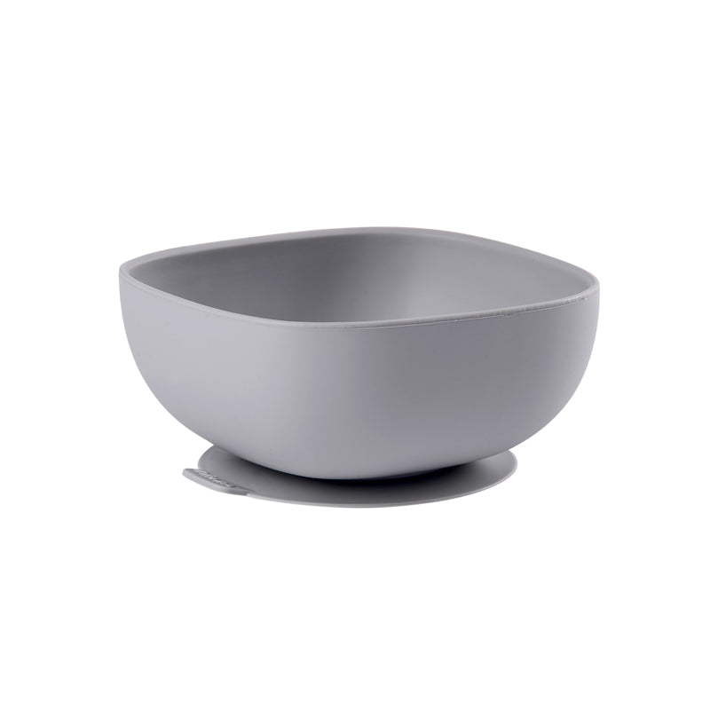 Béaba Silicone Suction Bowl Mineral Grey