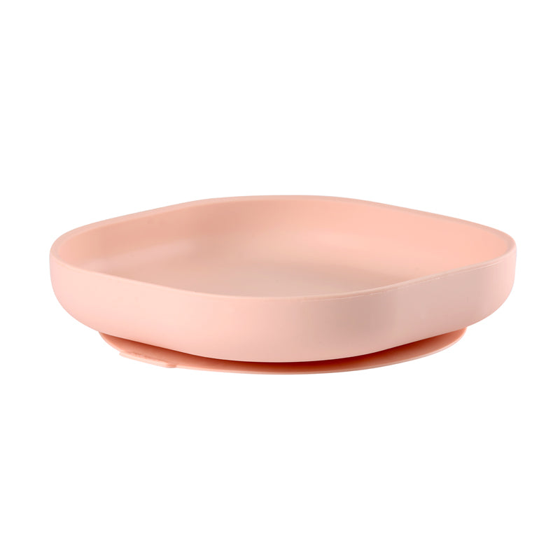 Béaba Silicone Suction Plate Light Pink