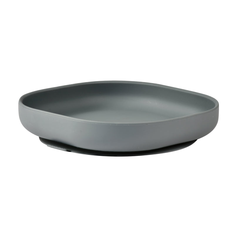 Béaba Silicone Suction Plate Mineral Grey