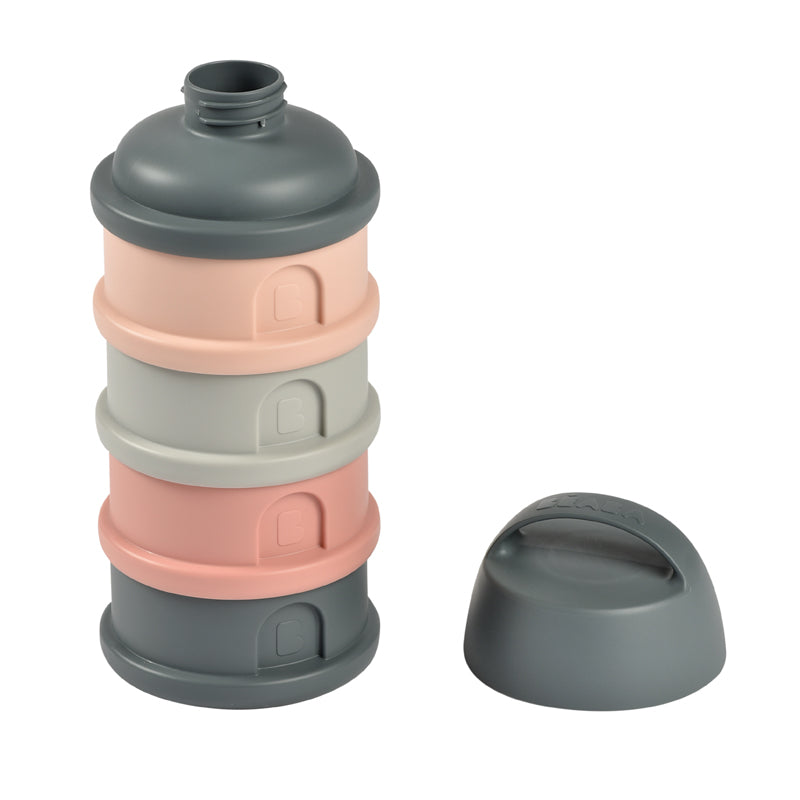 Béaba Snack Storage Stacked Formula Milk Container Pink