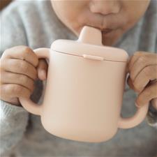 Béaba Silicone Learning Cup Pink