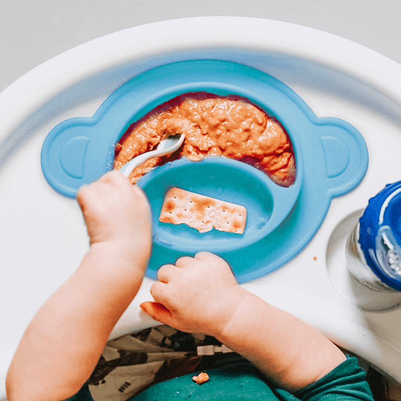 Nuby Suregrip Monkey Feeding Mat Blue