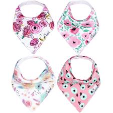 Copper Pearl Bibs Bloom 4 Pack