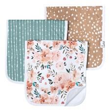 Copper Pearl Premium Burp Cloths Fawn 3Pk