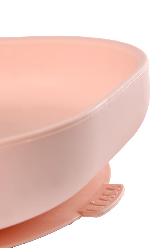 Béaba Silicone Suction Plate Light Pink