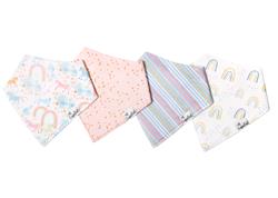 Copper Pearl Bibs Whimsy 4 Pack