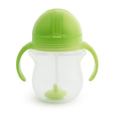 Munchkin Click Lock Tip & Sip Weighted Straw Cup Green 207ml