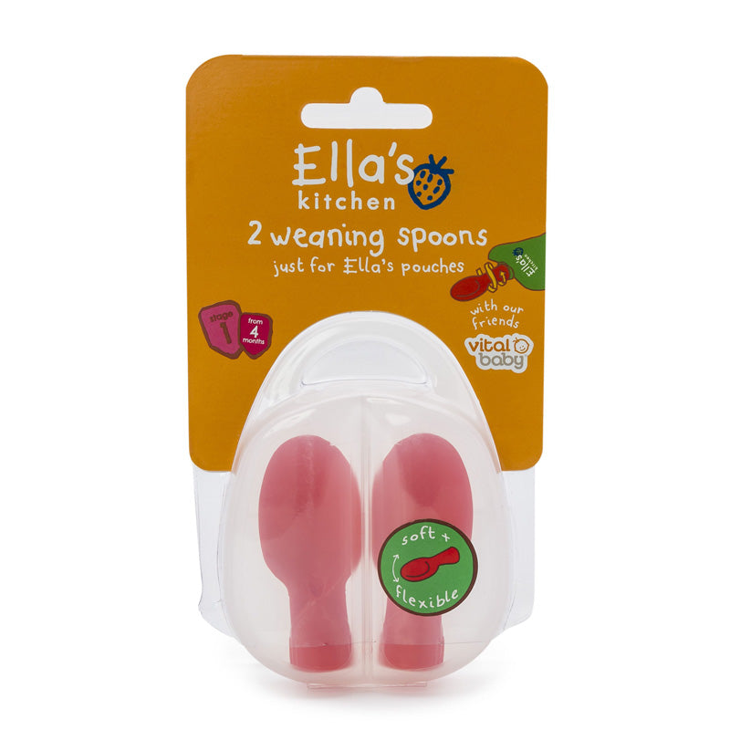 Vital Baby Ella's Kitchen Weaning Spoon Tips 2 Pack