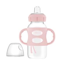 Dr Brown's Milestones™ Sippy Spout Bottle with Silicone Handles Pink 270ml