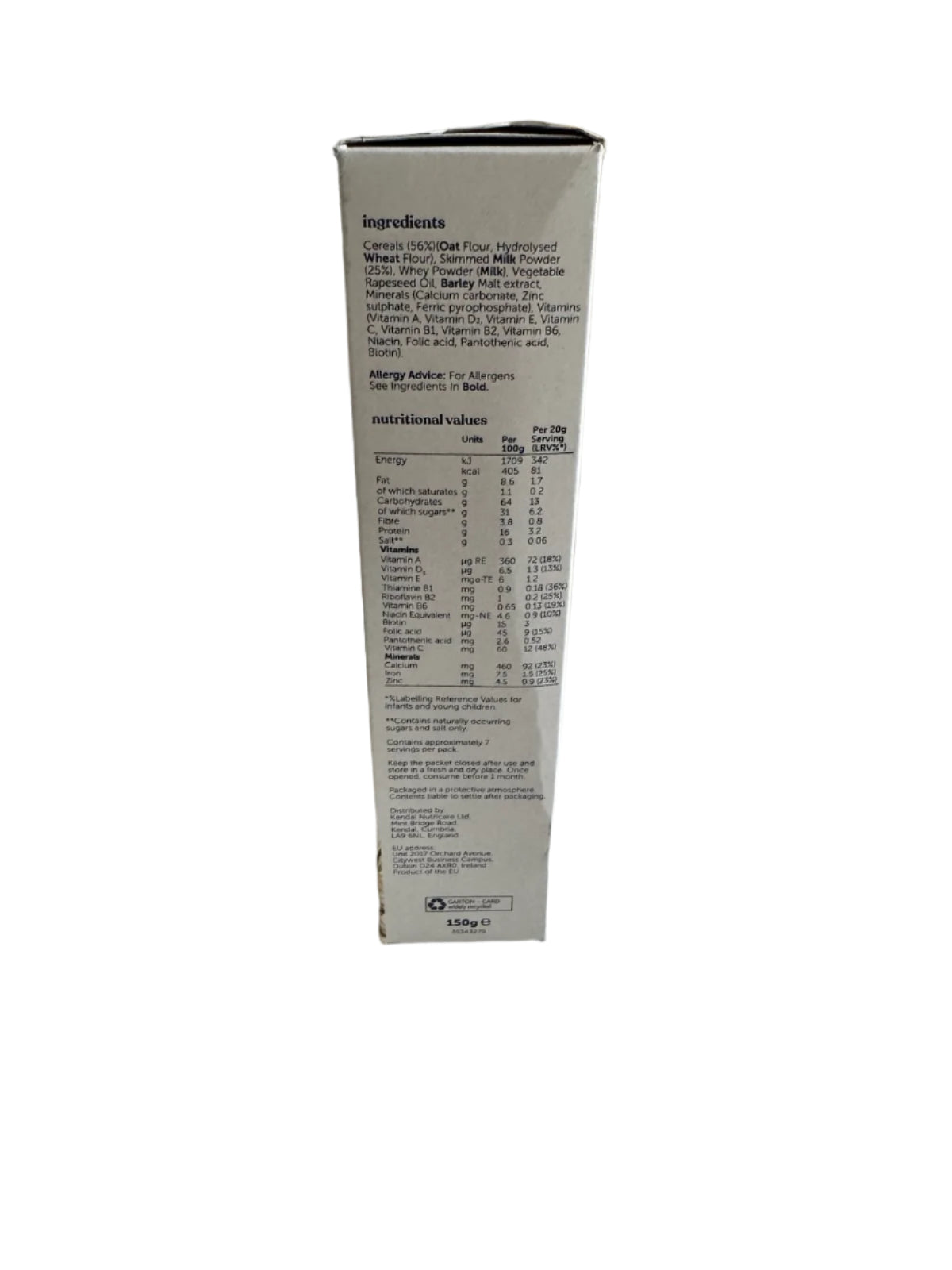 Kendamil Creamy Porridge 6+ months - (150g)