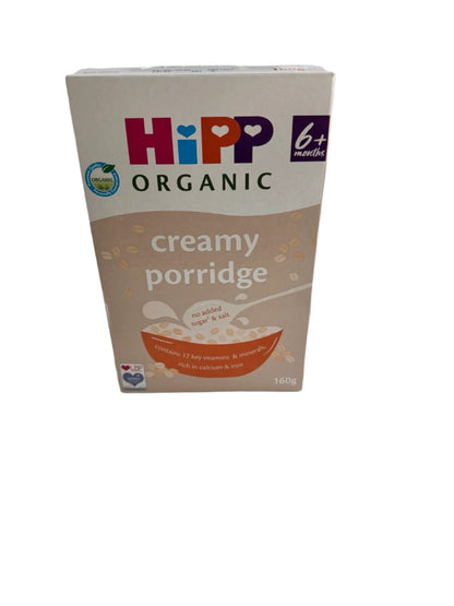 HiPP Organic Creamy Porridge Baby Cereal 6+ Months (160g)
