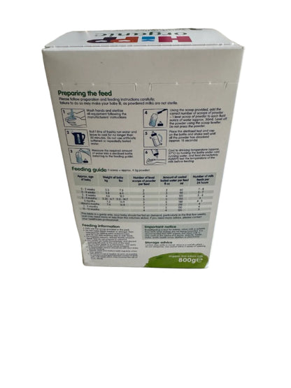 HiPP UK Stage 1 ORGANIC First Infant Baby Formula from birth to 6 months (800g)