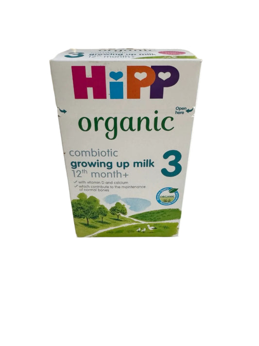 HiPP UK Stage 3 ORGANIC Growing Up Baby Formula 12+ months (600g)